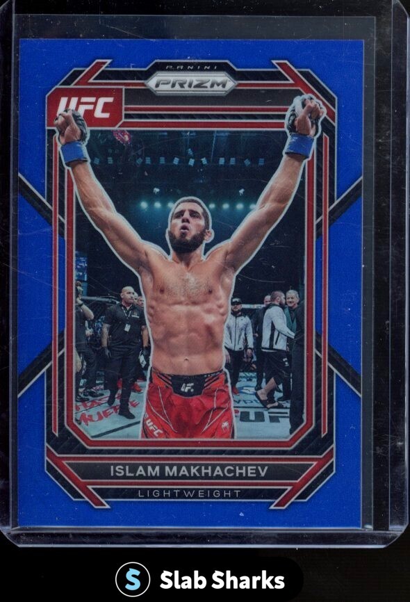2023 PANINI UFC PRIZM #177 ISLAM MAKHACHEV /175 BLUE
