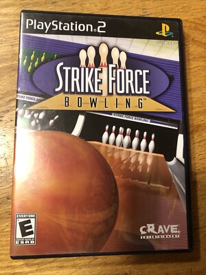 Strike Force Bowling (Sony PlayStation 2, 2004) Case And Manual Only
