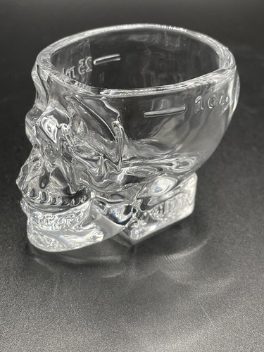 2 pièces de vodka tête de cristal - 1 oz lunettes Skull Shot - Neuf - Photo 5/7