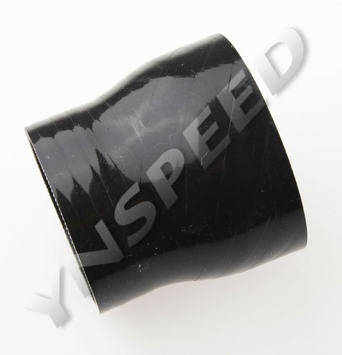 4.5" 114mm To 3.5'' 89mm Turbo/Intake Pipe Straight Silicone Hose Coupler Black - Picture 5 of 5