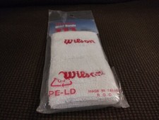 Vintage Wilson Wrist Bands NOS White Two in package