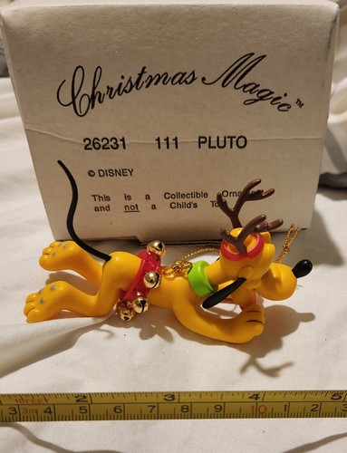Disney Pluto Christmas Ornament #111 New Open Box - Picture 2 of 3