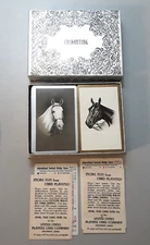 Vintage USPC Congress Playing Cards Horse Head Double Deck 1 Joker per Deck