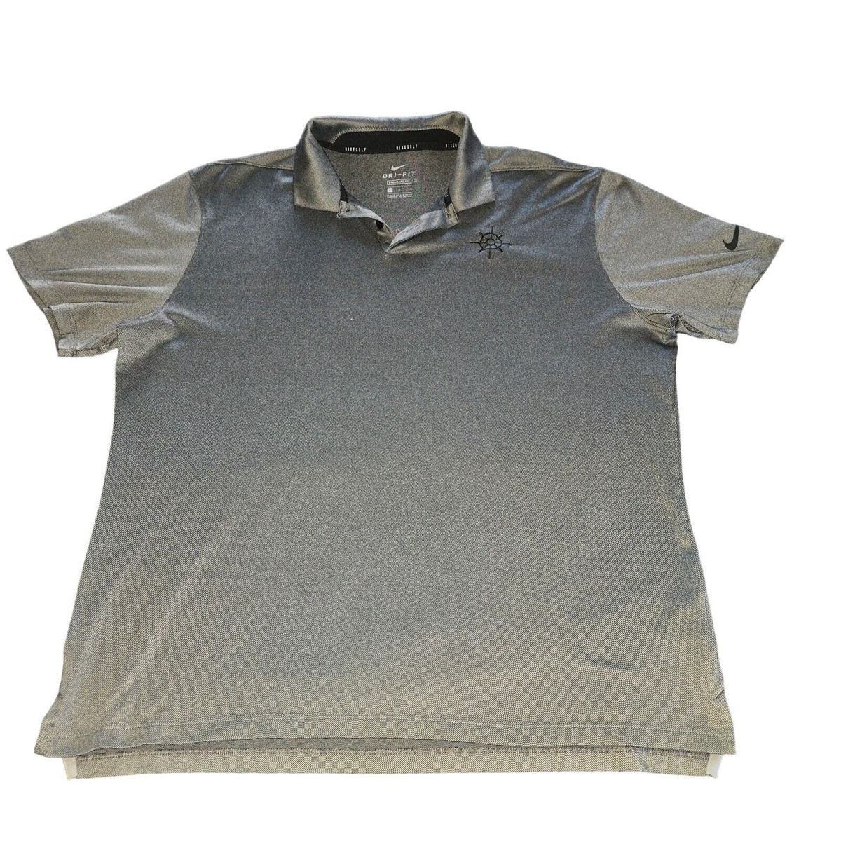 nike golf shirt no collar