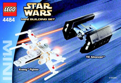 Genuine LEGO SW: Ep. 4/5/6 MINI SET 4484 X-WING FIGHTER & TIE ADVANCED *NEW*