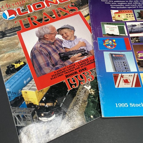 Vintage 91 - 95 Lot Of 3 Lionel Trains Catalog Toy Electric Accessories Magazine - Picture 3 of 5