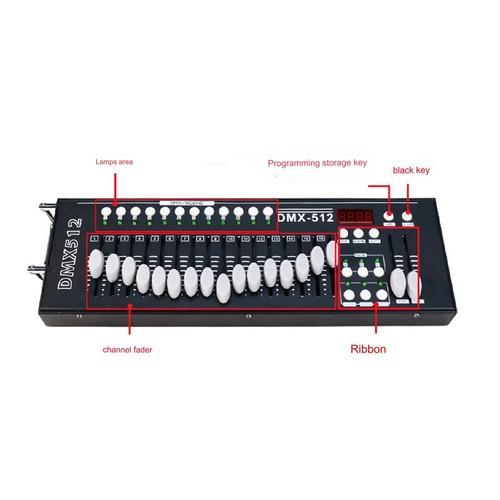 Dmx 512 DJ Light Controller Lighting Mixer Board Console for Pub KTV Concert - Picture 9 of 11