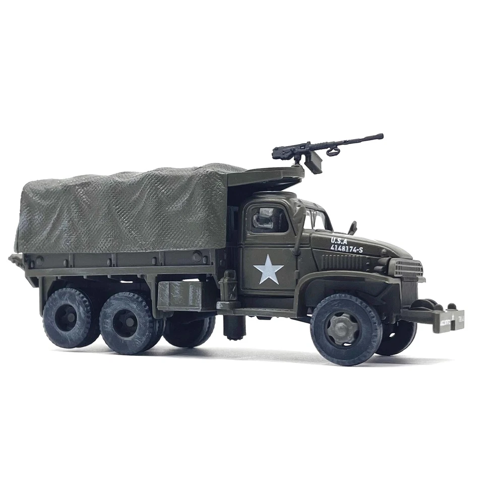 Novo modelo militar de simulação de caminhão GMC CCKW 353 escala 1/72 10cm Segunda Guerra Mundial exército dos EUA - Imagem 4 de 4