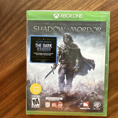 Middle-earth: Shadow of Mordor (Microsoft Xbox One, 2014) Brand New Sealed US