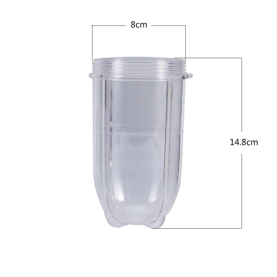 Magic Bullet Blenders Cup Plastic Tall Or Short Transparent Cup Mug(Tall Cup - Image 2 of 4