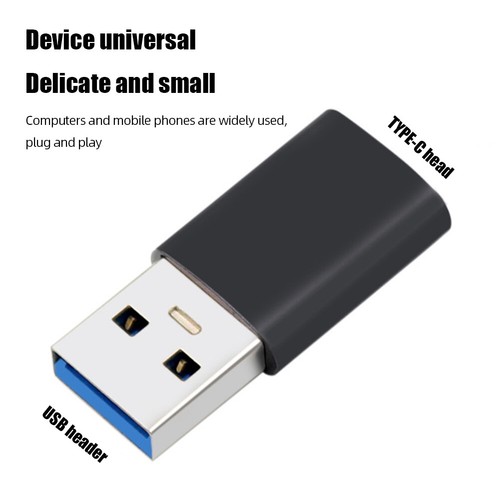 USB To Type-C Adapter Aluminum Alloy USB A To Type C Converter for Phone Tablet - Afbeelding 5 van 10