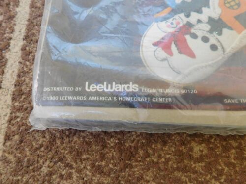 LeeWards Christmas Angel Felt Stocking Kit #15-43768. 16" New Sealed Vintage - Picture 4 of 7