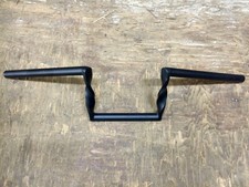 Manillar de motocicleta trenzado 7/8" Z BARS negro Triumph Honda Chopper Bobber 5"