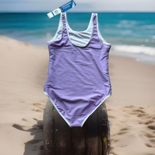 NÁUTICA BATHING SUIT SIZE XL UV Performance 50+UPF Rating Color Lavander New - Picture 3 of 10