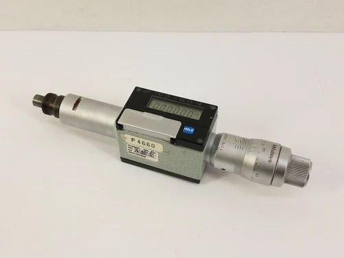 Mitutoyo Series 468 Digimatic Holtest Micrometer Res 0.0002", SPC Out