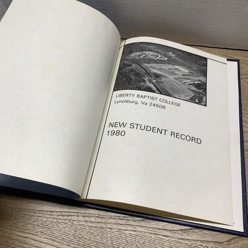 1980 Liberty Baptist College New Student Record Annual Falwell Lynchburg VA - Picture 5 of 10