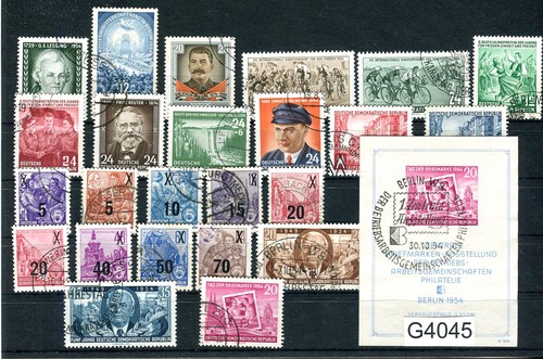 DDR Jahrgang 1954 komplett gestempelt (G4045)