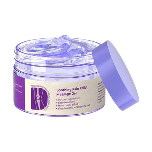 Kresin Joint Pain Gel Purple Gel, Soothes Knees, Lumbar, Neck, Hands, and Feet