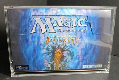 Magic Empty Packs & Boxes EMPTY Alliances Booster Box with Acrylic ...