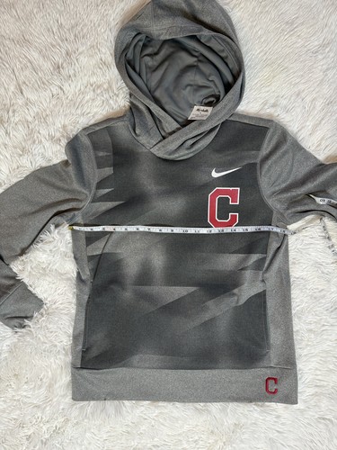 NWT: Cleveland Guardians Nike Dri-Fit Gray Hoodie - Women’s Small (Light Snags) - Picture 4 of 12