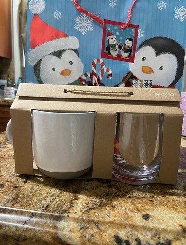 Merry & Bright Holiday Coffee Mug and Stemless Wineglass 2 PC Set - Picture 4 of 5
