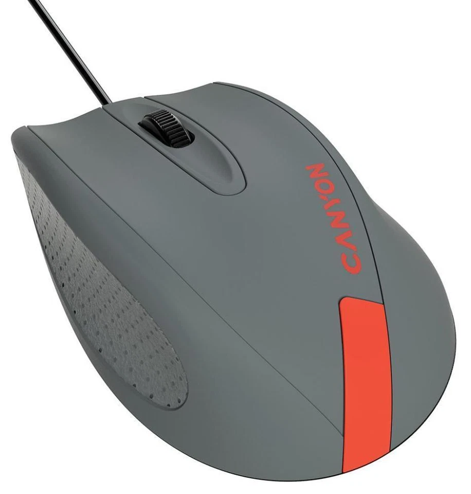 M-11 USB Optical Mouse, Graphite / Red CNE-CMS11DG - Image 2 of 4