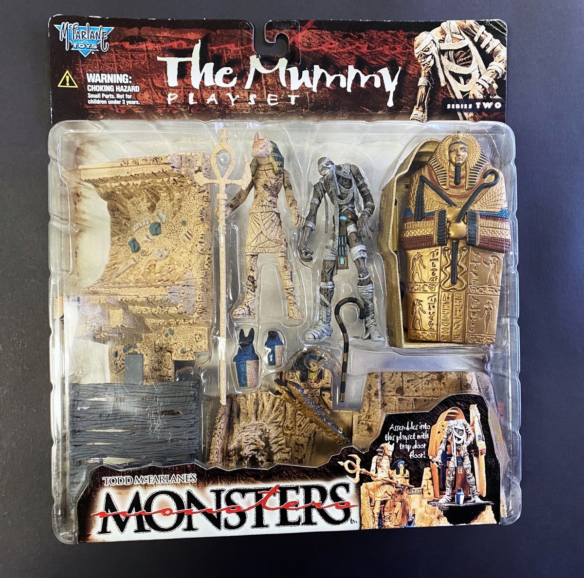 MCFARLANE’S MONSTERS SERIES 2: Unopened McFarlane Toys Monsters Series 2 The Mummy Playset