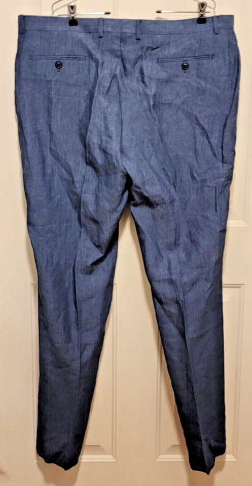 Enzo Tovare Men's Size 42R Blue Suit / Trousers / Dress Pants - Image 2 of 4