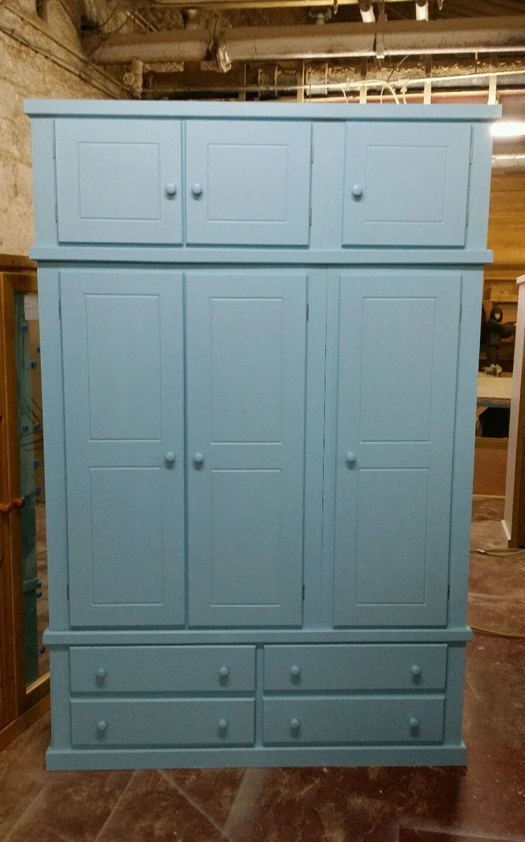 Flat pack triple sale wardrobe