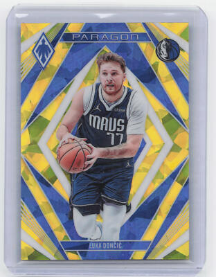 2023-24 Panini Phoenix #3 Luka Doncic Paragon Phoenix Yellow 2023-24 Panini Phoenix #3 Luka Doncic Paragon Phoenix Yellow