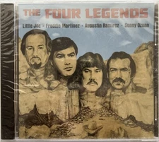 The Four Legends Little Joe Sunny Freddie And Augustine Tejano Cd