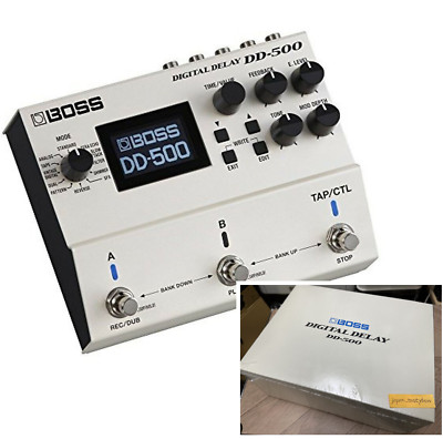 BOSS Digital Delay Pedal DD-500 Gitarre Audio Equipment 12 Typ Mode MIDI