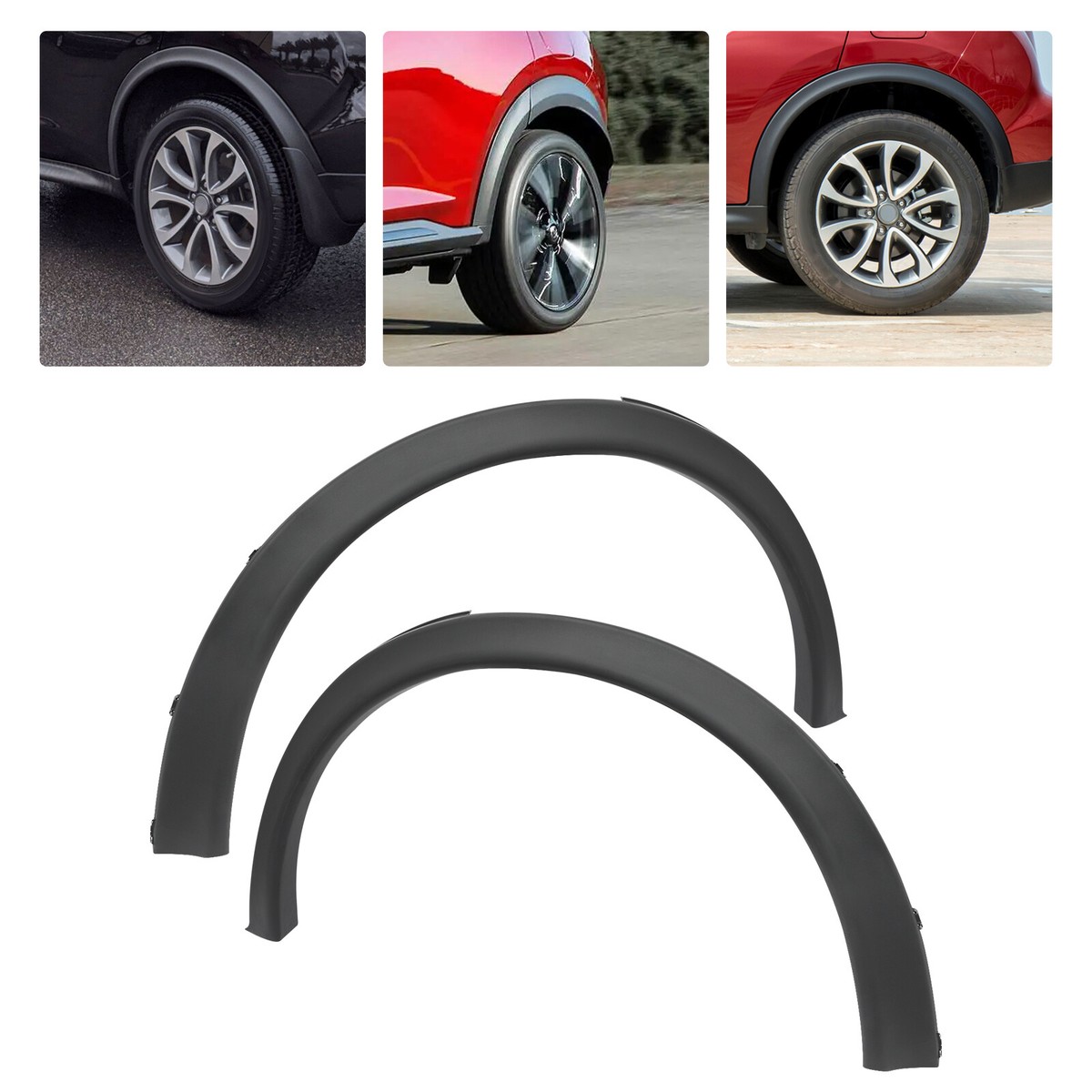Pair Rear Left+Right Wheel Arch Fender Flare Trim For 2011-2017