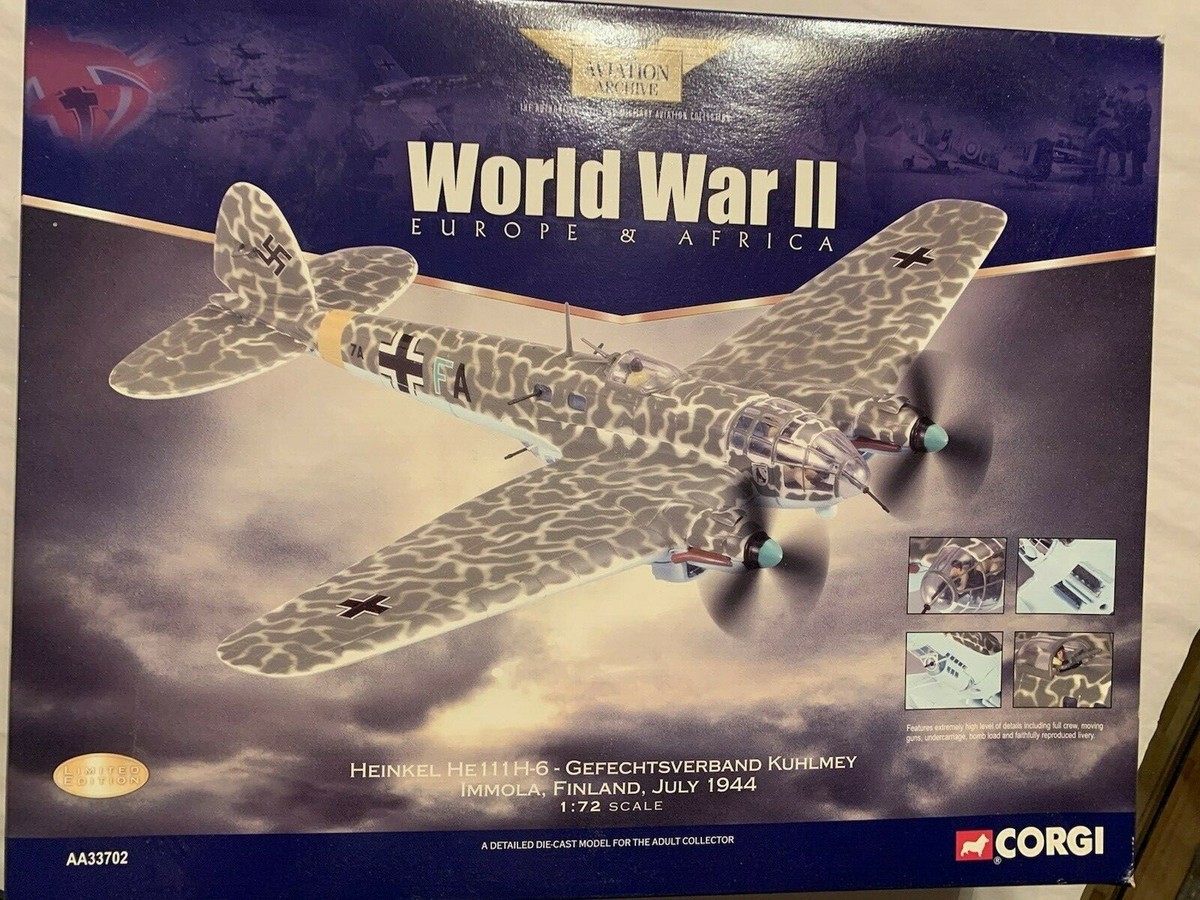 Corgi World War ll Aviation Archive Heinkel He 111H-6 Corgi World War ll Aviation Archive Heinkel He 111H-6