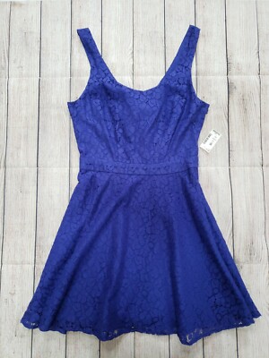 NWT NEW AEROPOSTALE SMALL BLUE OPEN TIE BACK SLEEVELESS LACE MINI DRESS $60 | eBay NWT NEW AEROPOSTALE SMALL BLUE OPEN TIE BACK SLEEVELESS LACE MINI DRESS $60 | eBay