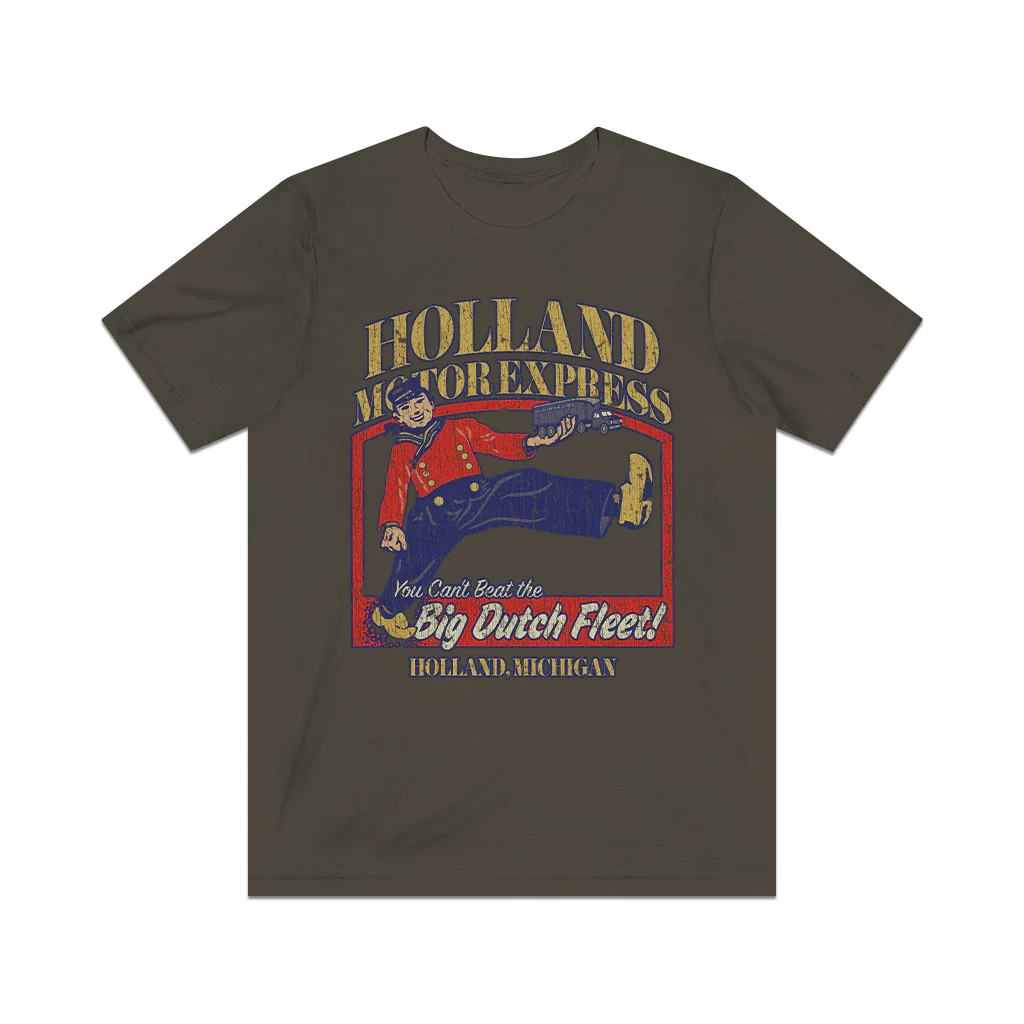 Holland Motor Express Big Dutch Fleet 1929 Vintage Men's T-Shirt