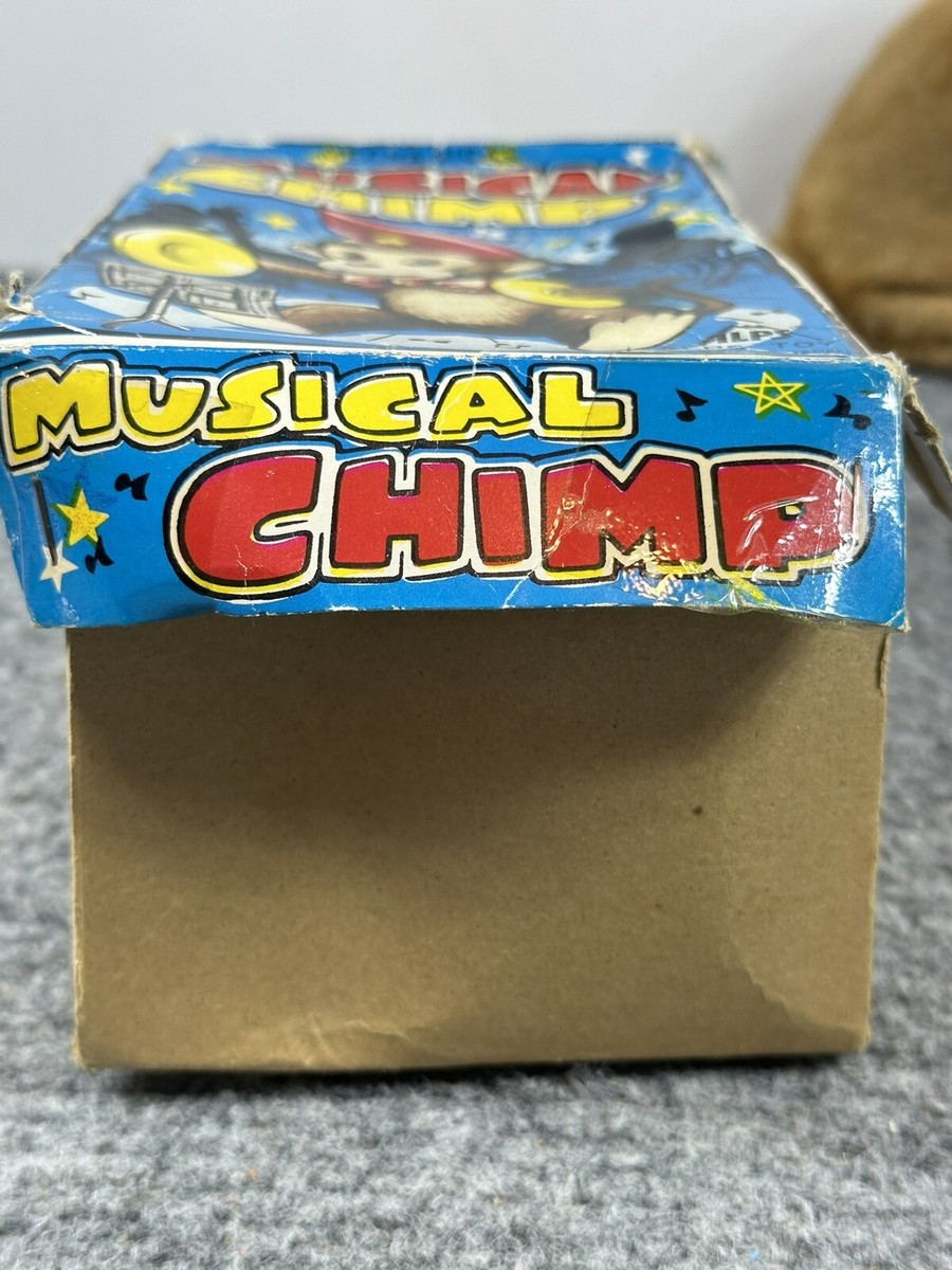 珍品！「ROCK VALL TOY」輸出品　MUSICAL CHIMP　ゼンマイ Vintage Alps Japan The Musical Chimp With Original Box