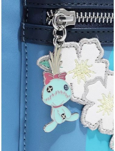 NWT Loungefly Disney Lilo & Stitch Figural Stitch with Lei Mini Backpack - Picture 3 of 9