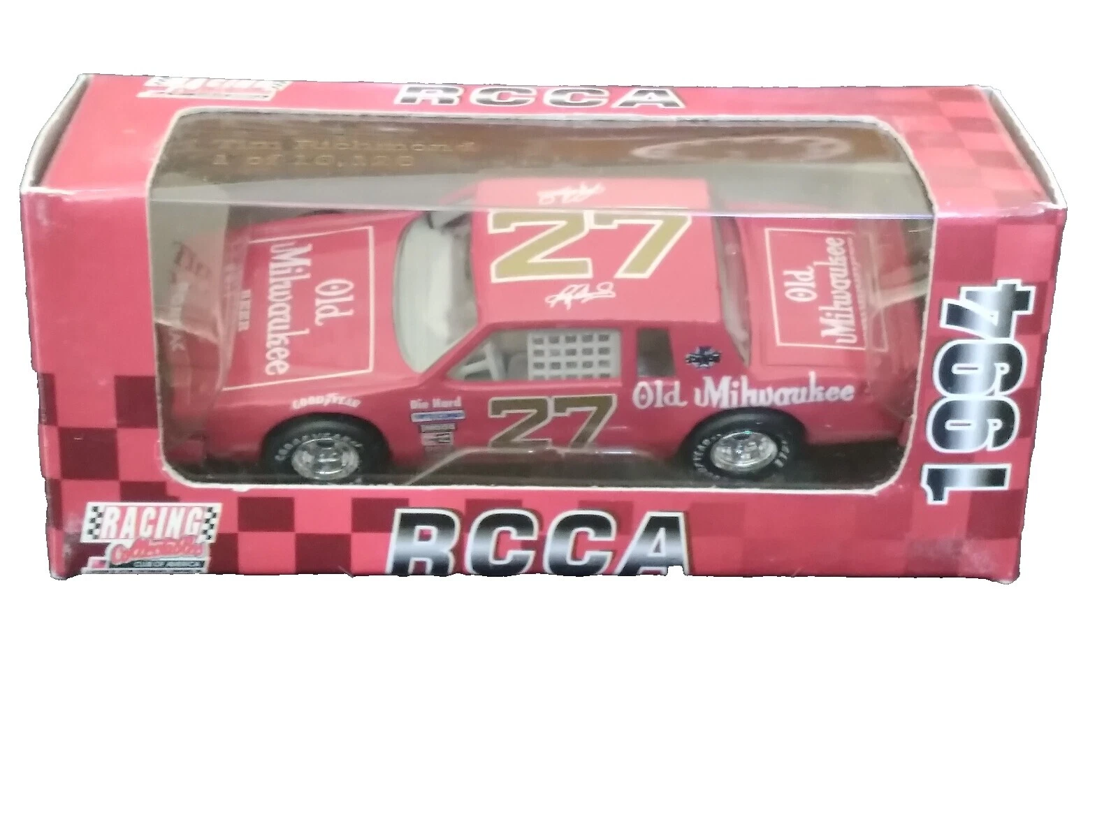RCCA Pontiac autos de carrera diecast escala 1:64