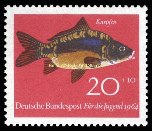 EBS Germany 1964 - Youth - Jugend - Fish - Fische - Michel 412-415 - MNH** - Picture 4 of 5