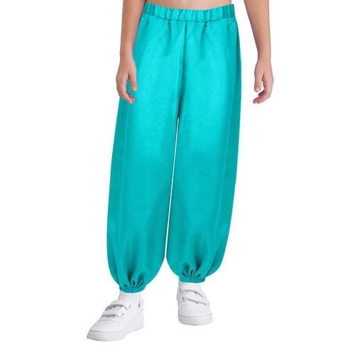 Kids Girls Trousers Arabian Pants Loose Sweatpants Harem Bloomers Performance - Picture 50 of 93