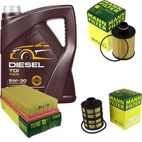 Mann Inspektionspaket 5L Mannol Diesel TDI 5W-30 FüR Suzuki Swift IV 1.3 Ddis