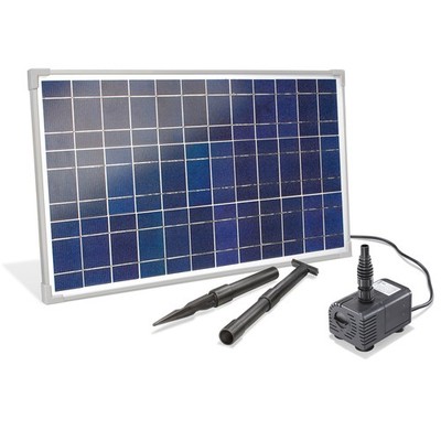 esotec Solar Bachlauf für Gartenteich Komplettset 25/1600 Solarbrunnen 101018