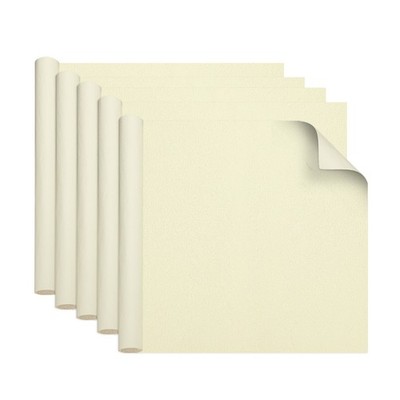 5 Sheets Gift Wrapping Paper, 23.6'' x 23.6'' Stone Textured Paper, Beige
