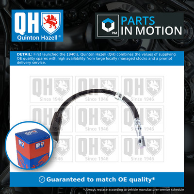 Brake Hose fits VAUXHALL VECTRA B, C 2.2D Front 95 to 04 Y22DTR Hydraulic QH New