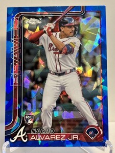 2025 Topps Chrome Sapphire - Nacho Alvarez Jr. #75 (RC) Atlanta Braves