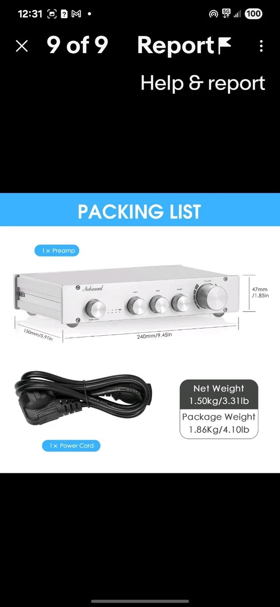 Nobsound Silver Home Audio Amplifiers & Preamps for sale | eBay