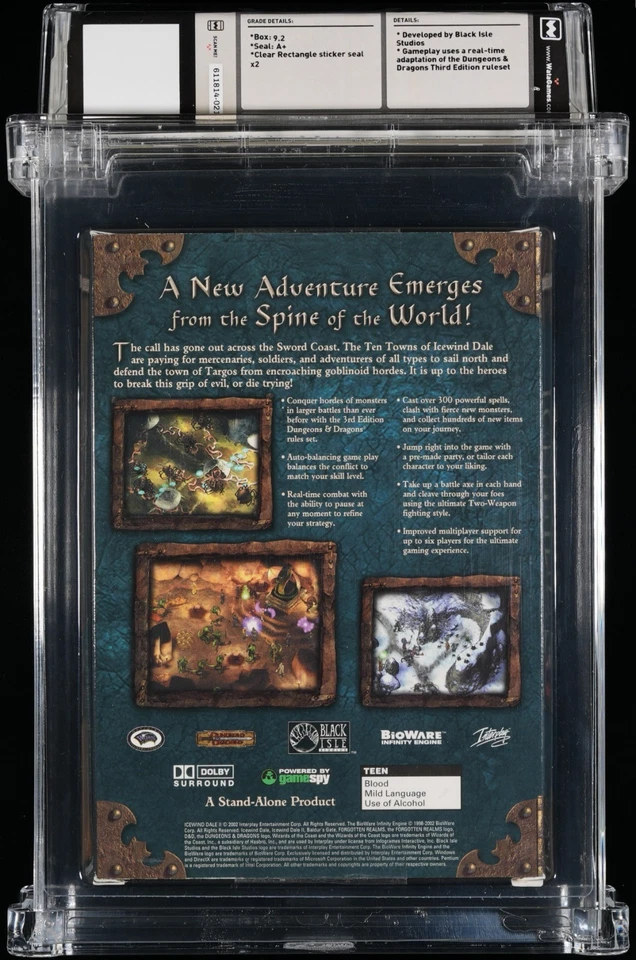 Icewind Dale II, WATA 9.2 A+ - Image 2 of 4