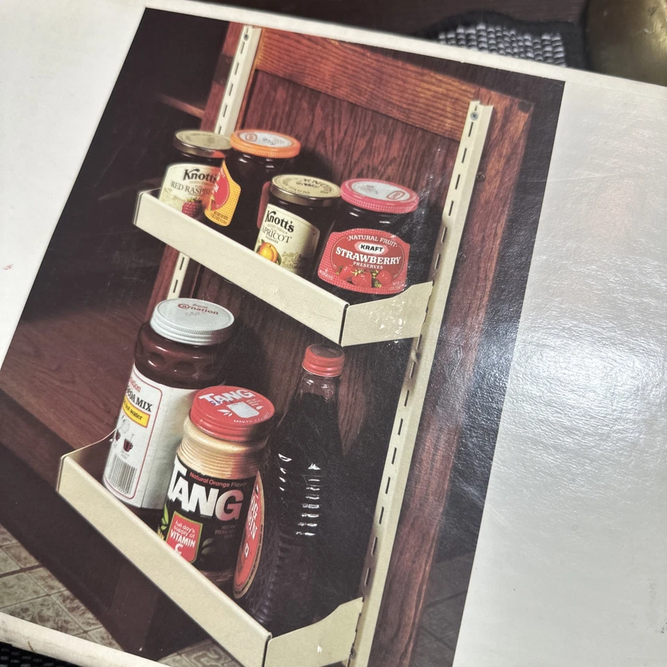 Vintage Amerock Cabinet Aides Door Shelves SUP-23679 Brand New Open Box - Image 2 of 4