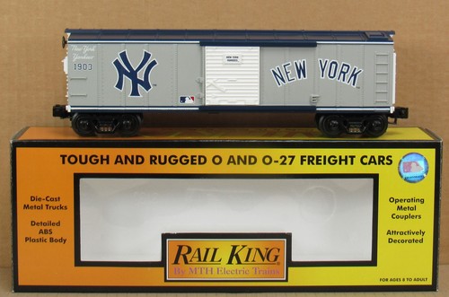 MTH Railking 30-74179 New York Yankees Boxcar calibre O nuevo de Lote Antiguo | Zustand: New